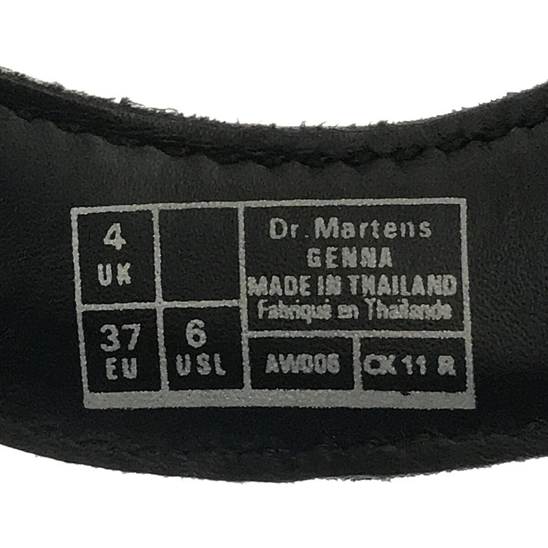 Dr.Martens / ドクターマーチン GENNA レザー エナメル 切替 3ホール サンダル シューズ