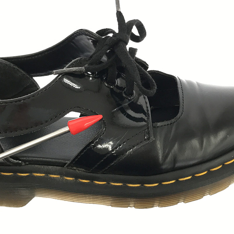 Dr.Martens / ドクターマーチン GENNA レザー エナメル 切替 3ホール サンダル シューズ