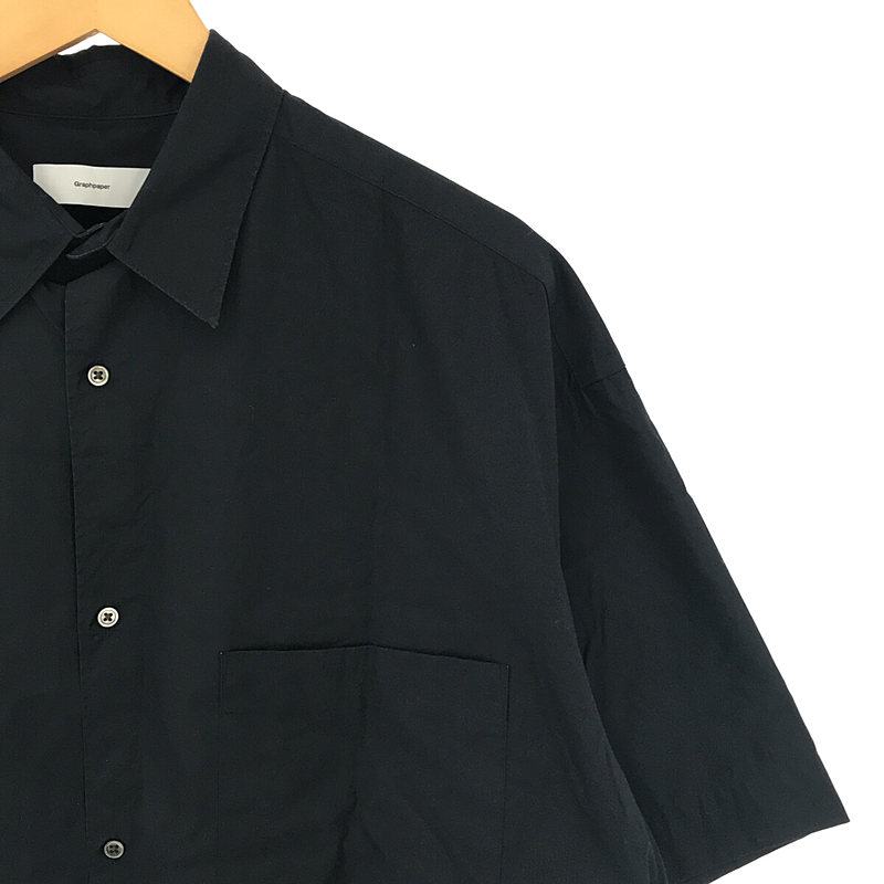 Graphpaper / グラフペーパー BROAD OVERSIZED S/S REGULAR COLLAR SHIRT コットンブロード シャツ