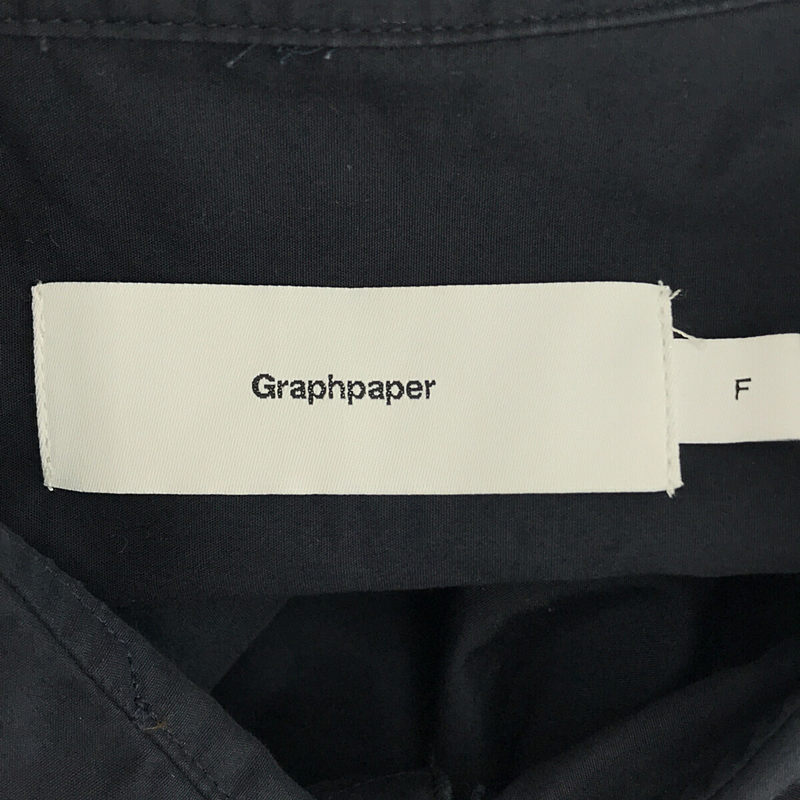 Graphpaper / グラフペーパー BROAD OVERSIZED S/S REGULAR COLLAR SHIRT コットンブロード シャツ