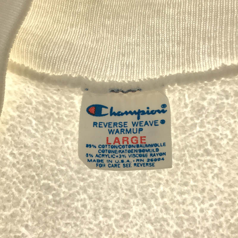 USA製 80s Champion チャンピオン 後期トリコタグ リバースウィーブ スナップ カーディガンVINTAGE / ヴィンテージ 古着