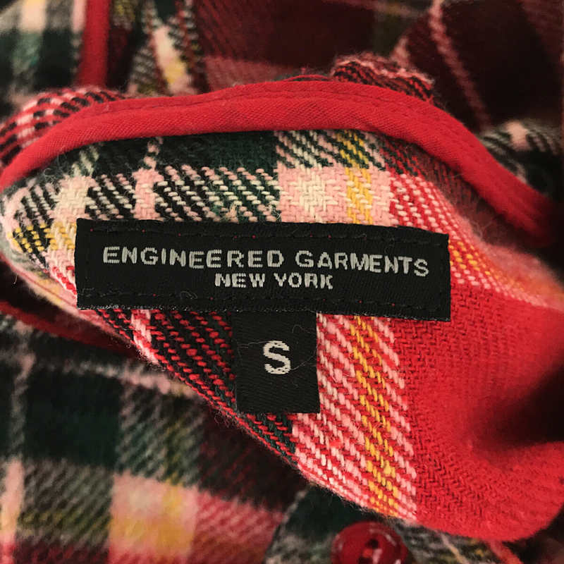 Engineered Garments / エンジニアドガーメンツ CAGOULE SHIRT - POLY WOOL PLAID チェック カグールシャツ プルオーバー パーカー フーディー