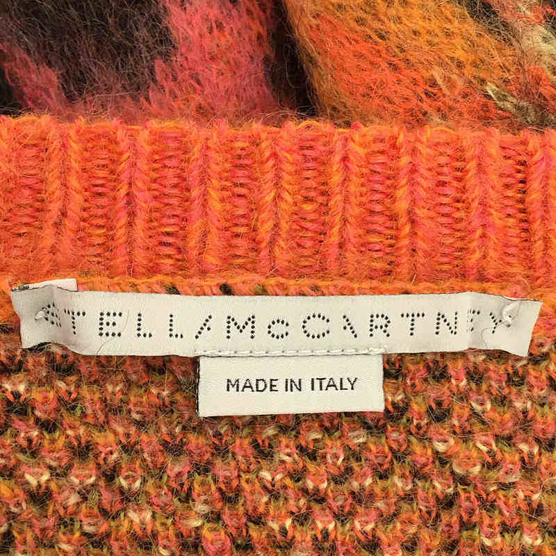 STELLA McCARTNEY / ステラマッカートニー SWEATER WITH A SPOT MOTIF レオパード ウール モヘア ニット プルオーバー セーター