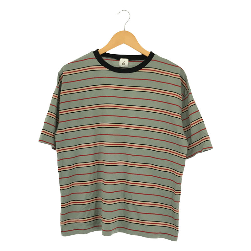 COTTON MULTI BORDER T-SHIRT コットン マルチボーダー Tシャツ