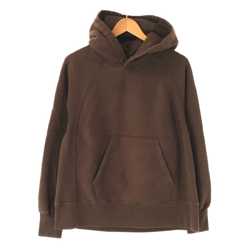 RAGLAN HOODY - COTTON HEAVY FLEECE コットン ラグラン フーディー パーカー brown