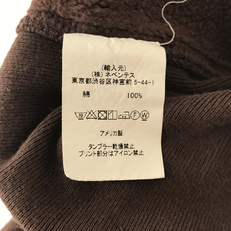 Engineered Garments / エンジニアドガーメンツ RAGLAN HOODY - COTTON HEAVY FLEECE コットン ラグラン フーディー パーカー brown