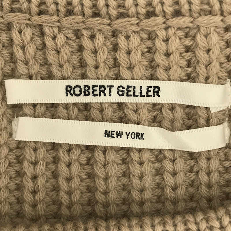 robert geller / ロバートゲラー クルーネック ローゲージ ウール ニット プルオーバー セーター