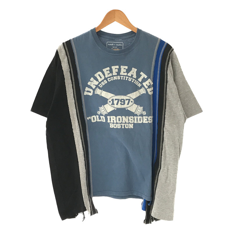 Cuts Wide Tee - College ワイドTシャツ カレッジ リメイク 再構築