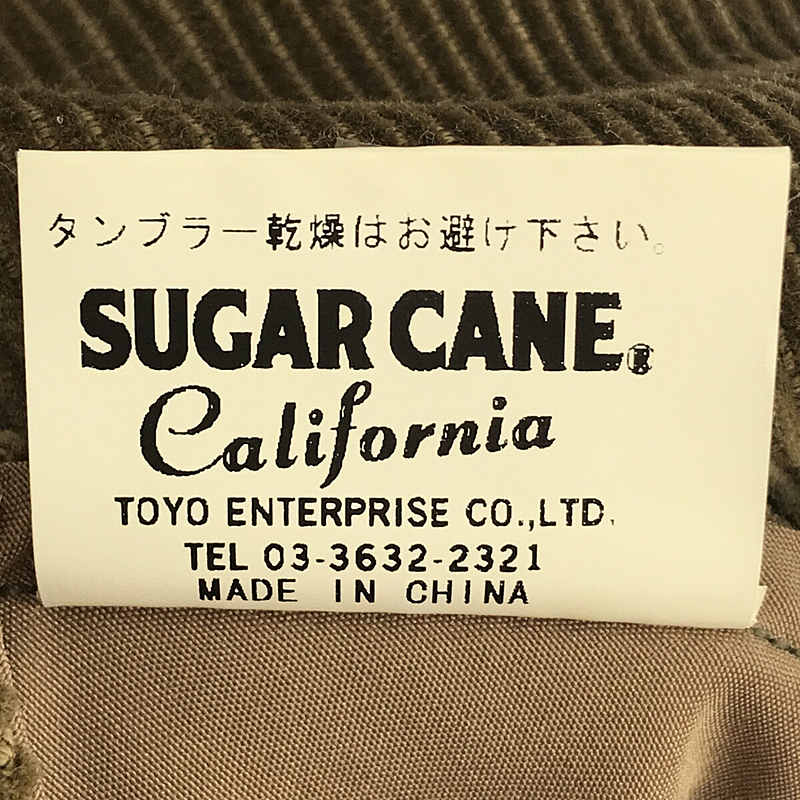 SUGAR CANE / シュガーケーン ファーフード付き コーデュロイ ダウンベスト ジャケット