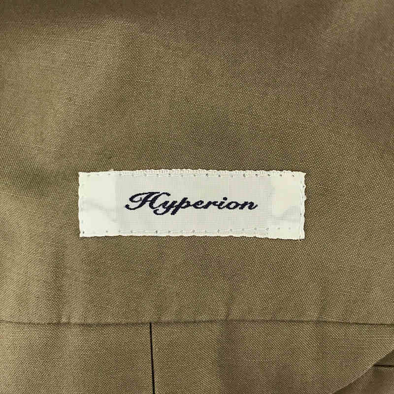 Hyperion / ハイペリオン コットン チノ ノッチドラペル 3B サファリ テーラード ジャケット