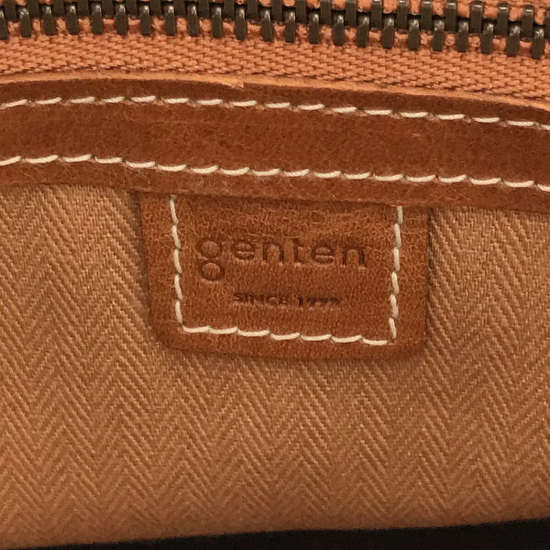 genten / ゲンテン レザーペーパー トートバッグ 保存袋付き