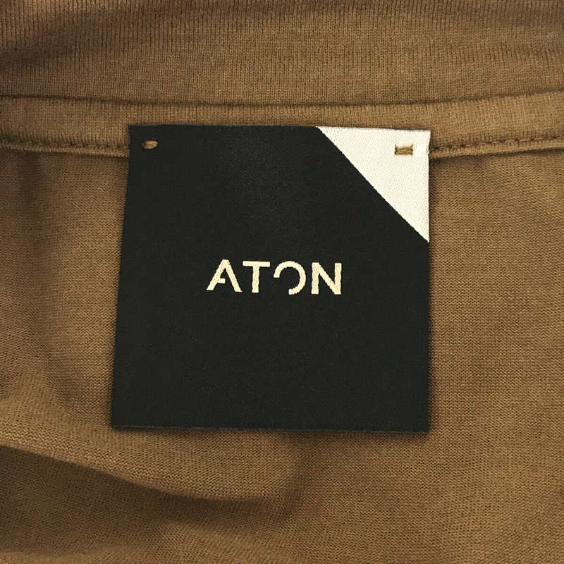 ATON / エイトン SUVIN 60/2 オーバーサイズ S/S Tシャツ