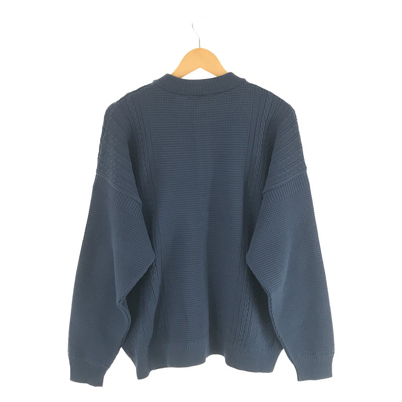 YASHIKI / ヤシキ 2022AW Yukisora Cardigan コットン クルーネック カーディガン