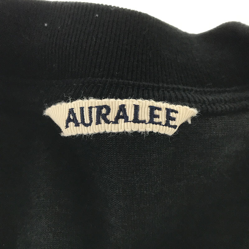 AURALEE / オーラリー STAND-UP TEE ヘビーオンス コットン オーバーサイズ クルーネック ポケット Tシャツ