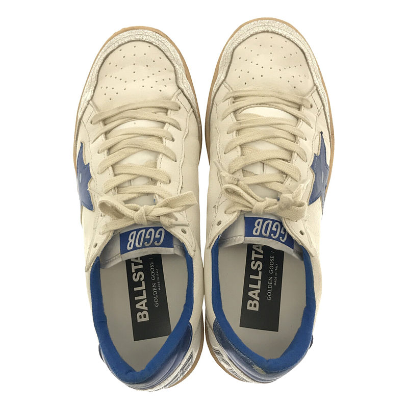 Deuxieme Classe / ドゥーズィエムクラス 【GOLDEN GOOSE/ゴールデングース】BALL STAR BLUE ボールスター ヴィンテージ加工 レザー スニーカー 箱・保存袋有