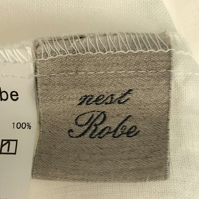 nest robe / ネストローブ リネン重ね襟チュニック ブラウス シャツ