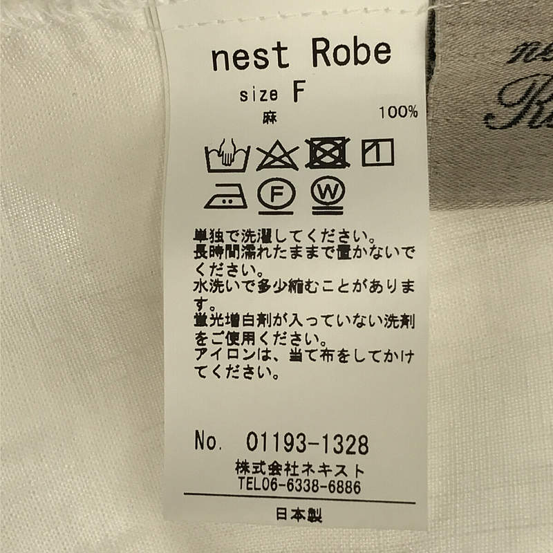 nest robe / ネストローブ リネン重ね襟チュニック ブラウス シャツ