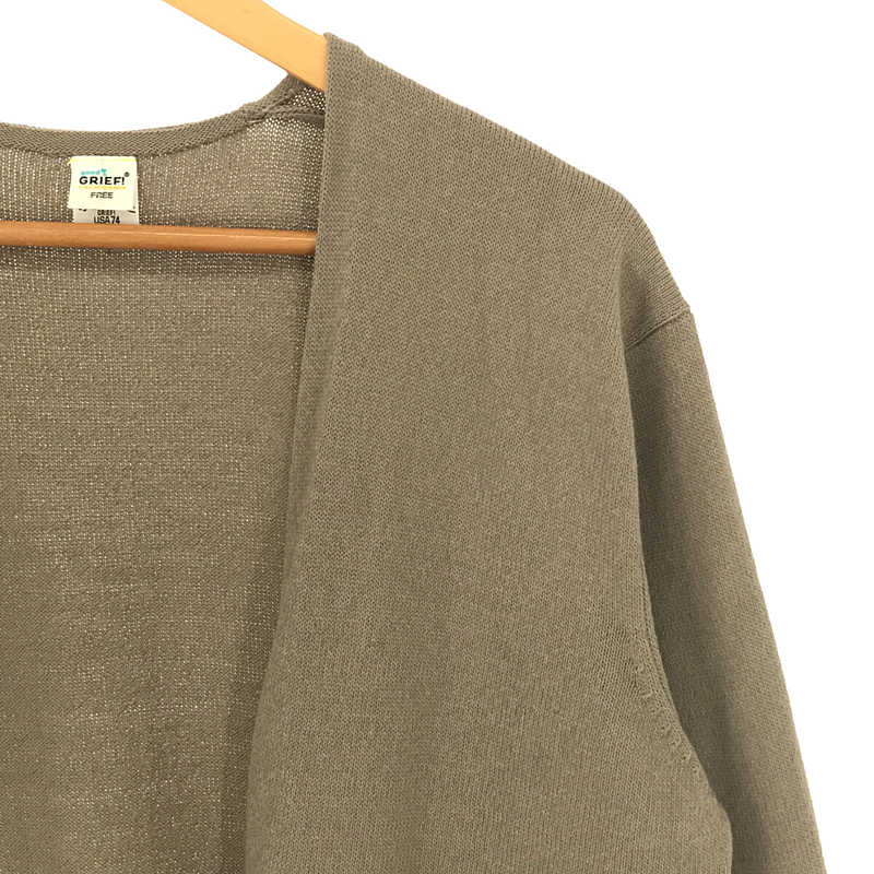 L'Appartement  / アパルトモン 【GOOD GRIEF！/グッドグリーフ】 Knit Cardigan コットン ニット ロング カーディガン コーディガン