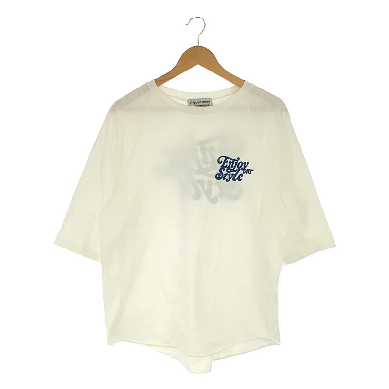 Americana Print Raglan T-sh コットン プリント Tシャツ