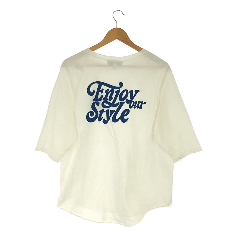 L'Appartement  / アパルトモン Americana Print Raglan T-sh コットン プリント Tシャツ