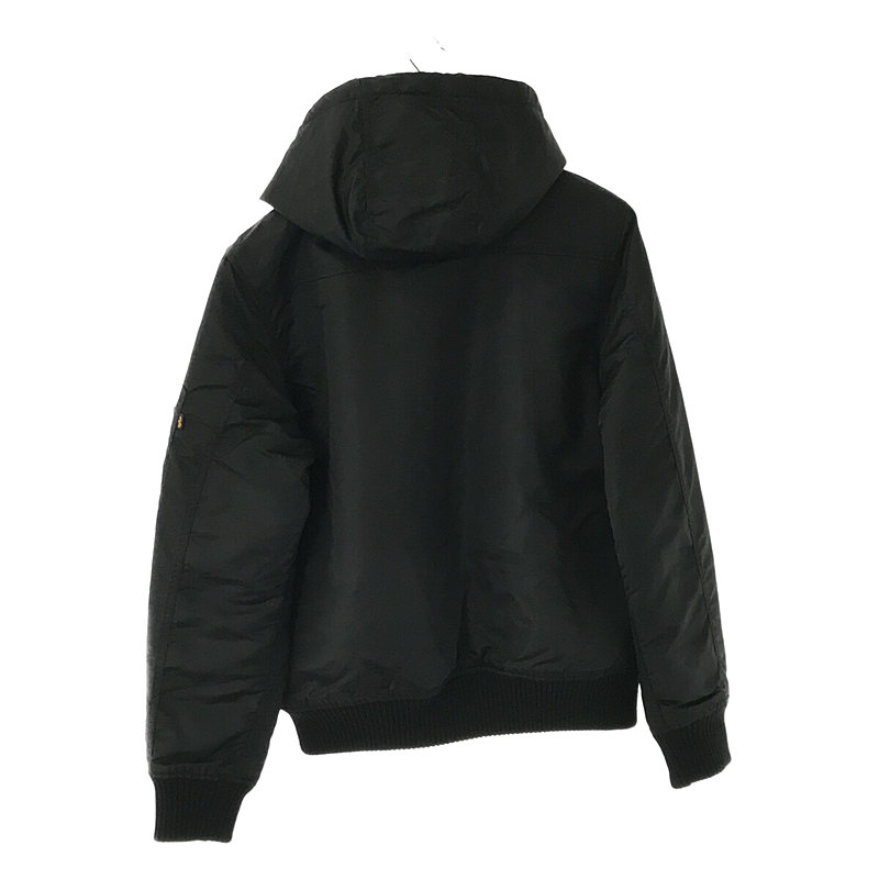 alpha industries / アルファ インダストリーズ TA1571-001 NYLON HEAVY TWILL フーデッドリブ ジャケット  ブルゾン フーディー 裏地キルティング