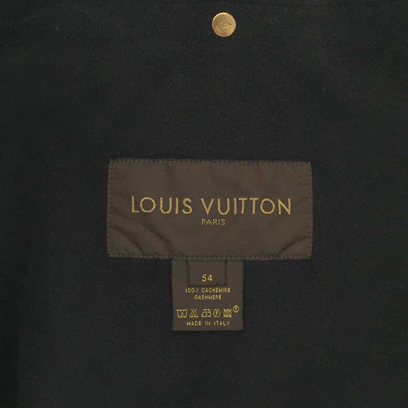 Louis Vuitton / ルイヴィトン オイルドコットン レイヤードカラー エルボーパッチ ライナー カシミヤ ベスト付き ジャケット