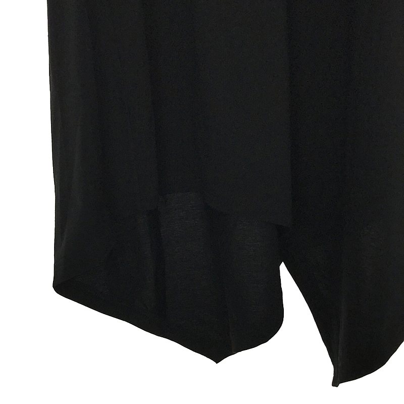 ENFOLD / エンフォルド ハイカウントコットン アシンメトリータンクトップ ノースリーブカットソー