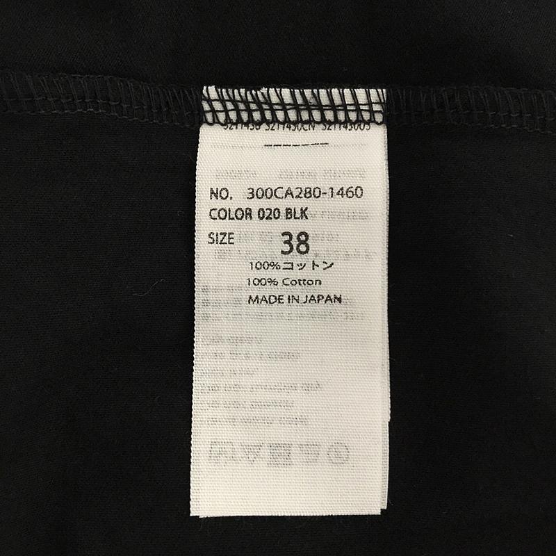 ENFOLD / エンフォルド ハイカウントコットン アシンメトリータンクトップ ノースリーブカットソー