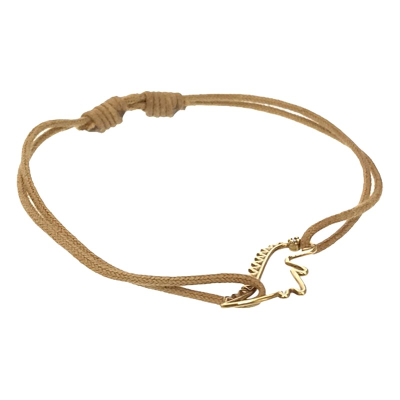 ALIITA / アリータ 375刻印 DINO ESMERALDA CORD BRACELET ブレスレット