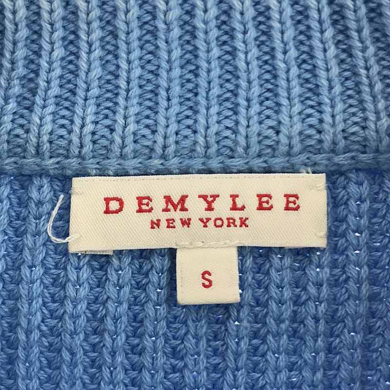 DEMYLEE / デミリー コットン ヴィンテージ加工クルーネックニット