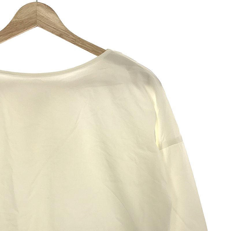 ENFOLD / エンフォルド バックバルーン ギャザー プルオーバーブラウス