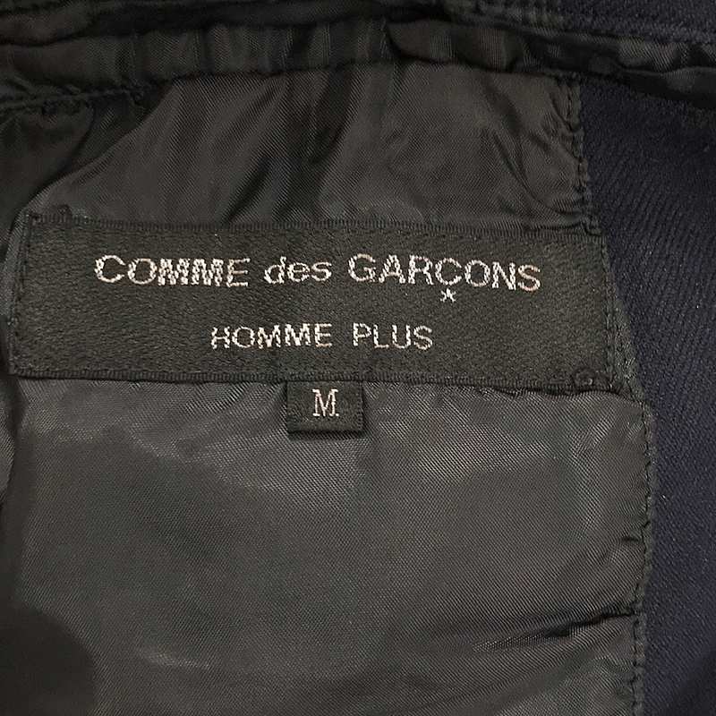 COMME des GARCONS HOMME PLUS / コムデギャルソンオムプリュス 製品染め ポリエステル ベロアパッチ 2B テーラードジャケット