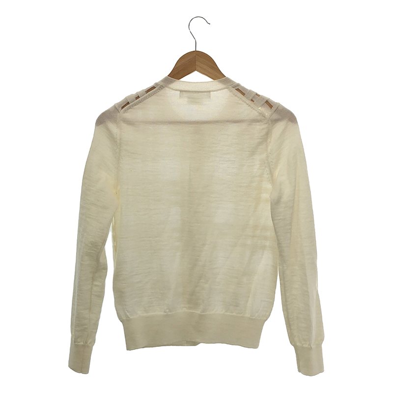 COMME des GARCONS COMME des GARCONS / コムコム チェック メッシュ切替 カーディガン