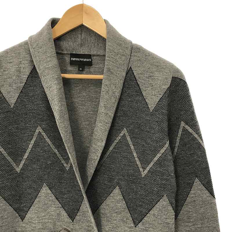 EMPORIO ARMANI / エンポリオアルマーニ ダブル ニットカーディガン