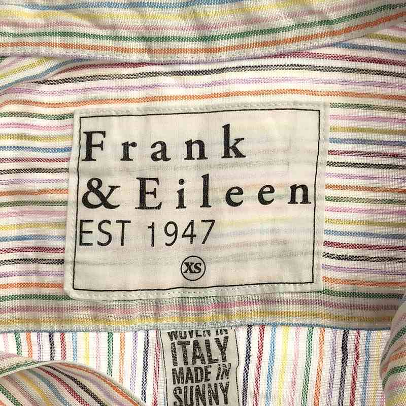 Frank&Eileen / フランクアンドアイリーン BARRY リネン マルチストライプシャツ