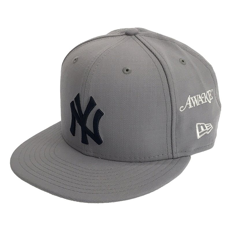 × AWAKE NY 59FIFTY AWAKE ニューヨークヤンキース サブウェイシリーズ 刺しゅう キャップ