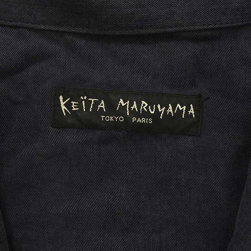 KEITA MARUYAMA / ケイタマルヤマ ジップ ウエストギャザーシャツワンピース