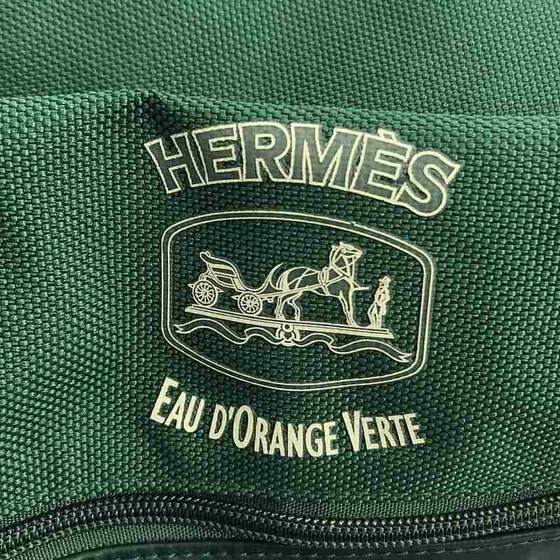 HERMES / エルメス EAU D ORANGE VERTE オードランジュベルト キャンバス ボストンバッグ