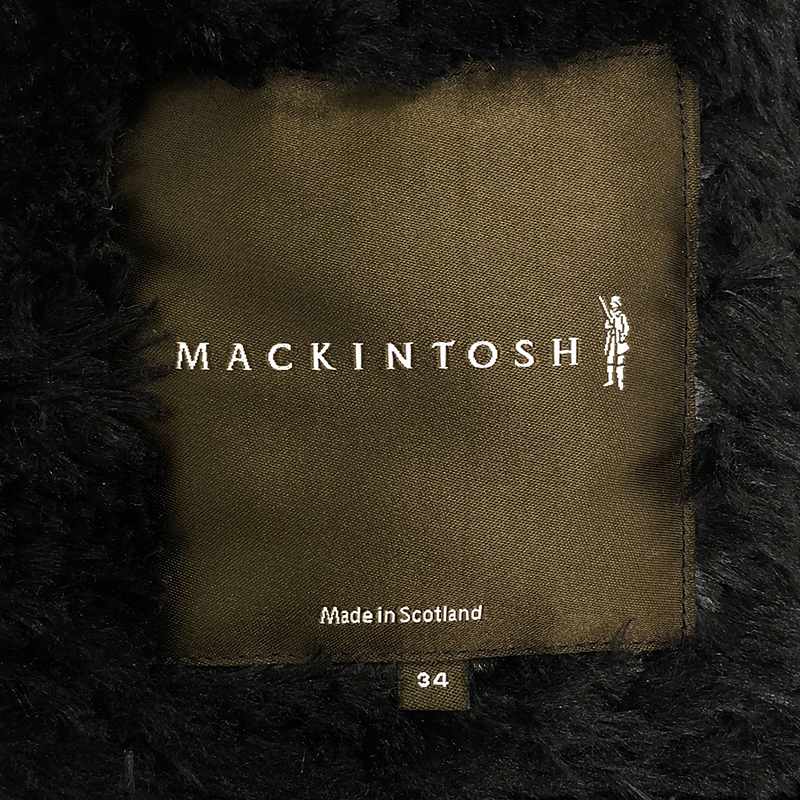 MACKINTOSH / マッキントッシュ スタンドカラー キルティング ボア ダブルコート