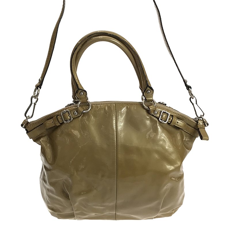 COACH / コーチ 18627 マディソン 2Way エナメル ショルダー トートバッグ