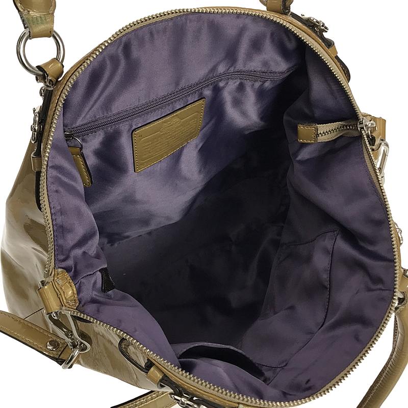 COACH / コーチ 18627 マディソン 2Way エナメル ショルダー トートバッグ