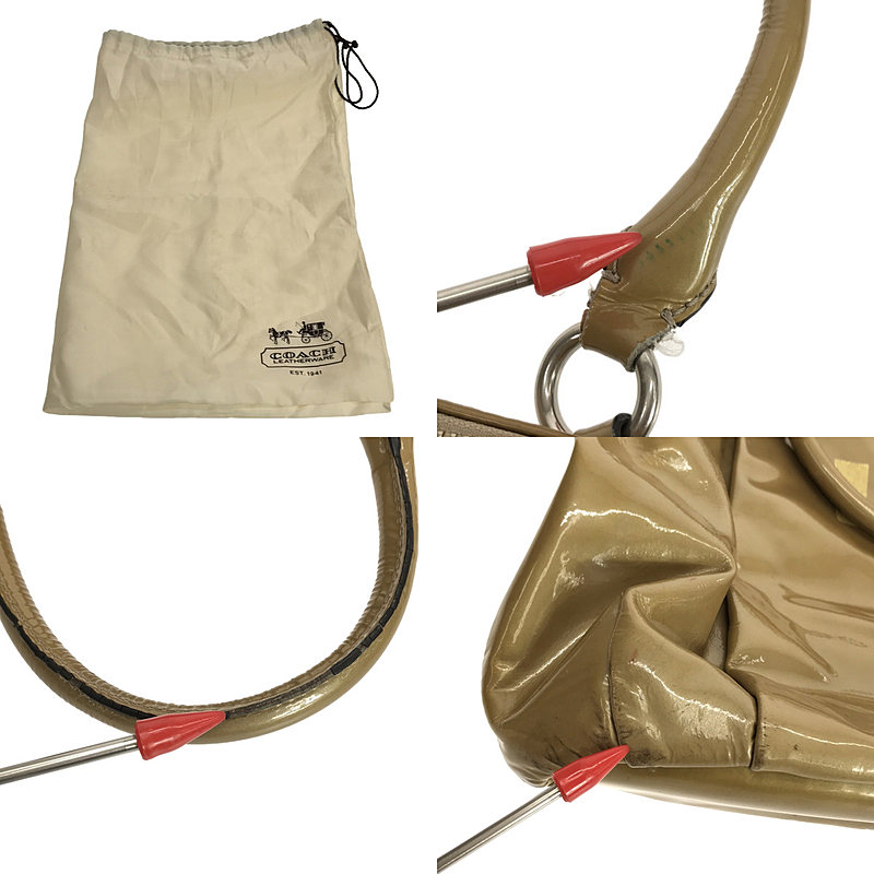 COACH / コーチ 18627 マディソン 2Way エナメル ショルダー トートバッグ