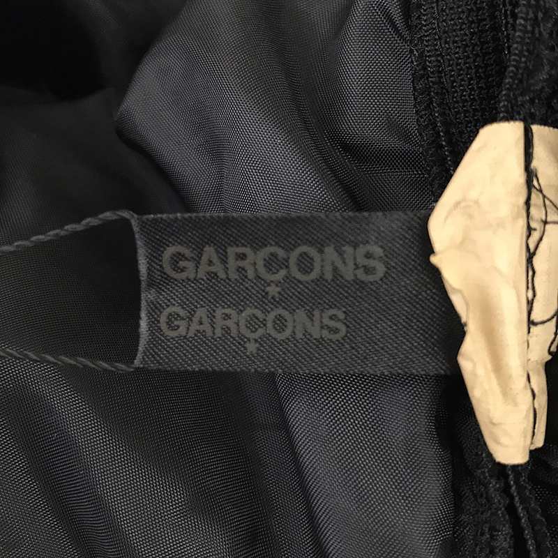 COMME des GARCONS COMME des GARCONS / コムコム 裁断加工 タック ノースリーブドレス