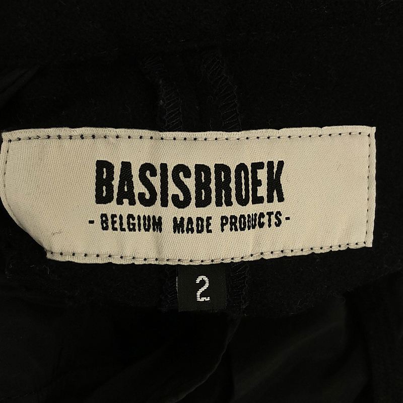 Basisbroek / バージスブルック ウール タックイージーパンツ