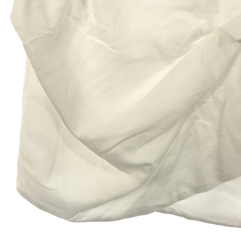 ENFOLD / エンフォルド ライトコットン 1タック ドレープ プルオーバー ノースリーブブラウス