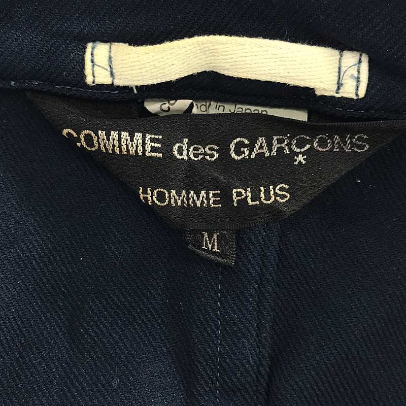 COMME des GARCONS HOMME PLUS / コムデギャルソンオムプリュス 製品染め ポリエステル チェック切替 3Bテーラードジャケット