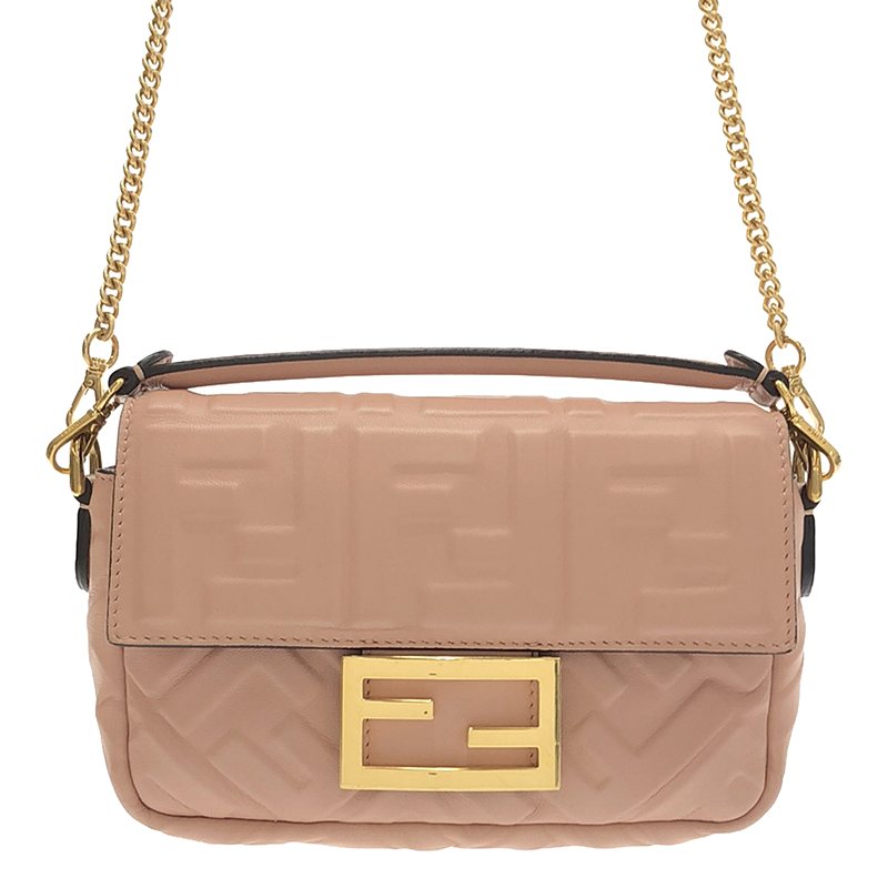 FENDI / フェンディ ズッカ ミニバケット ショルダーバッグ