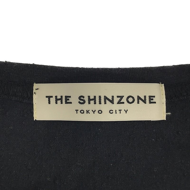 Shinzone / シンゾーン コットン ナイロン ネップ ロングスリーブカットソー