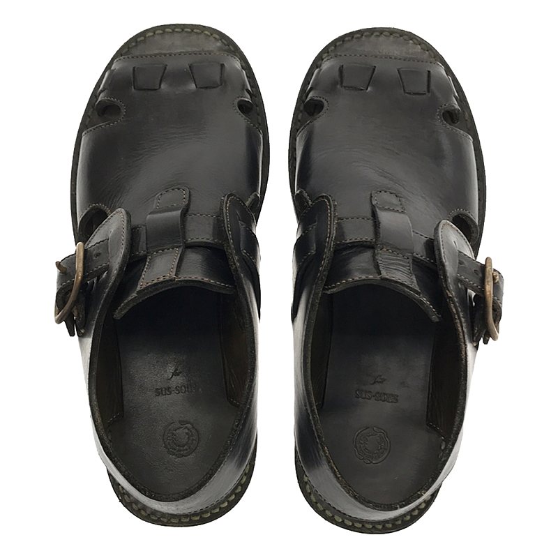 sus-sous / シュス Belted Shoes ベルテッドシューズ レザーサンダル