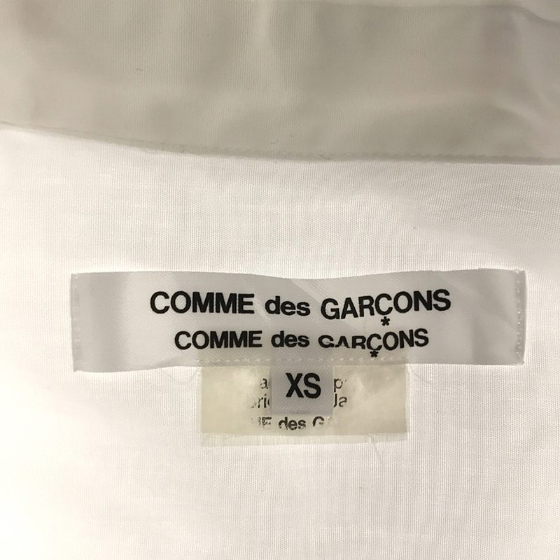 COMME des GARCONS COMME des GARCONS / コムコム 丸襟 裾フリル ロングスリーブシャツ